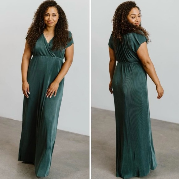 Baltic Born Athena Maxi Dress, Lagoon, Size XL - Picture 1 of 10